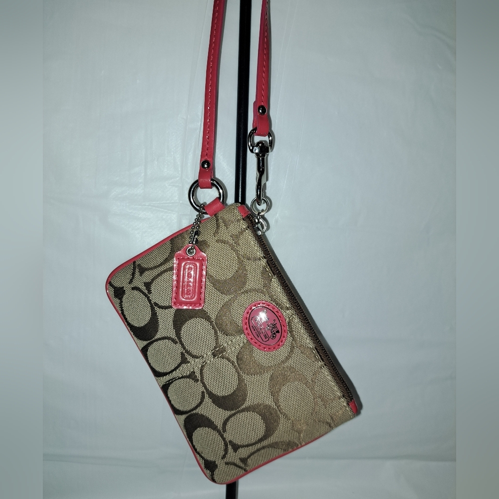 Coach Signature Wristlet - Never Used
